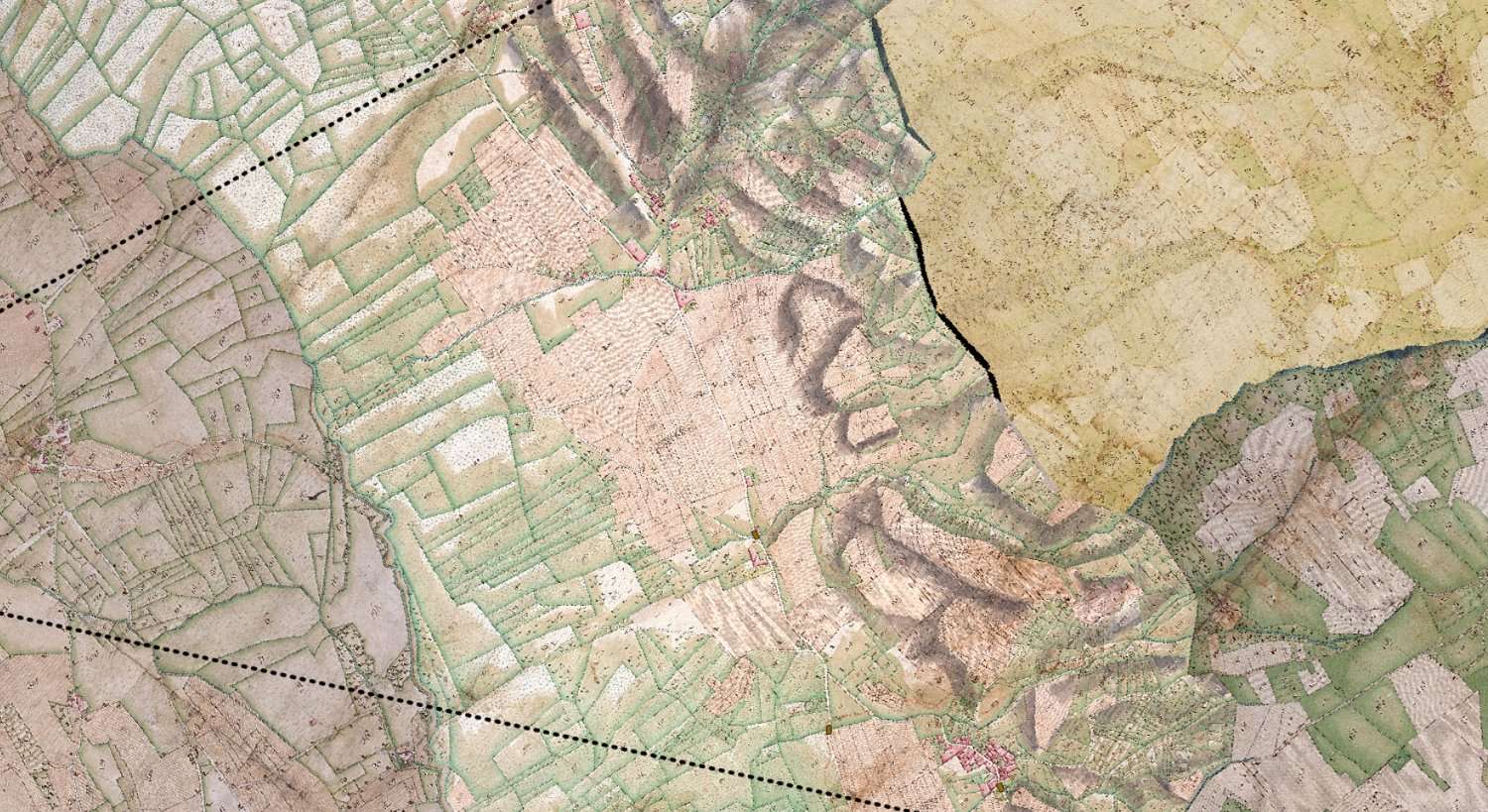 Mappe sarde d'Albens, vue d'ensemble
